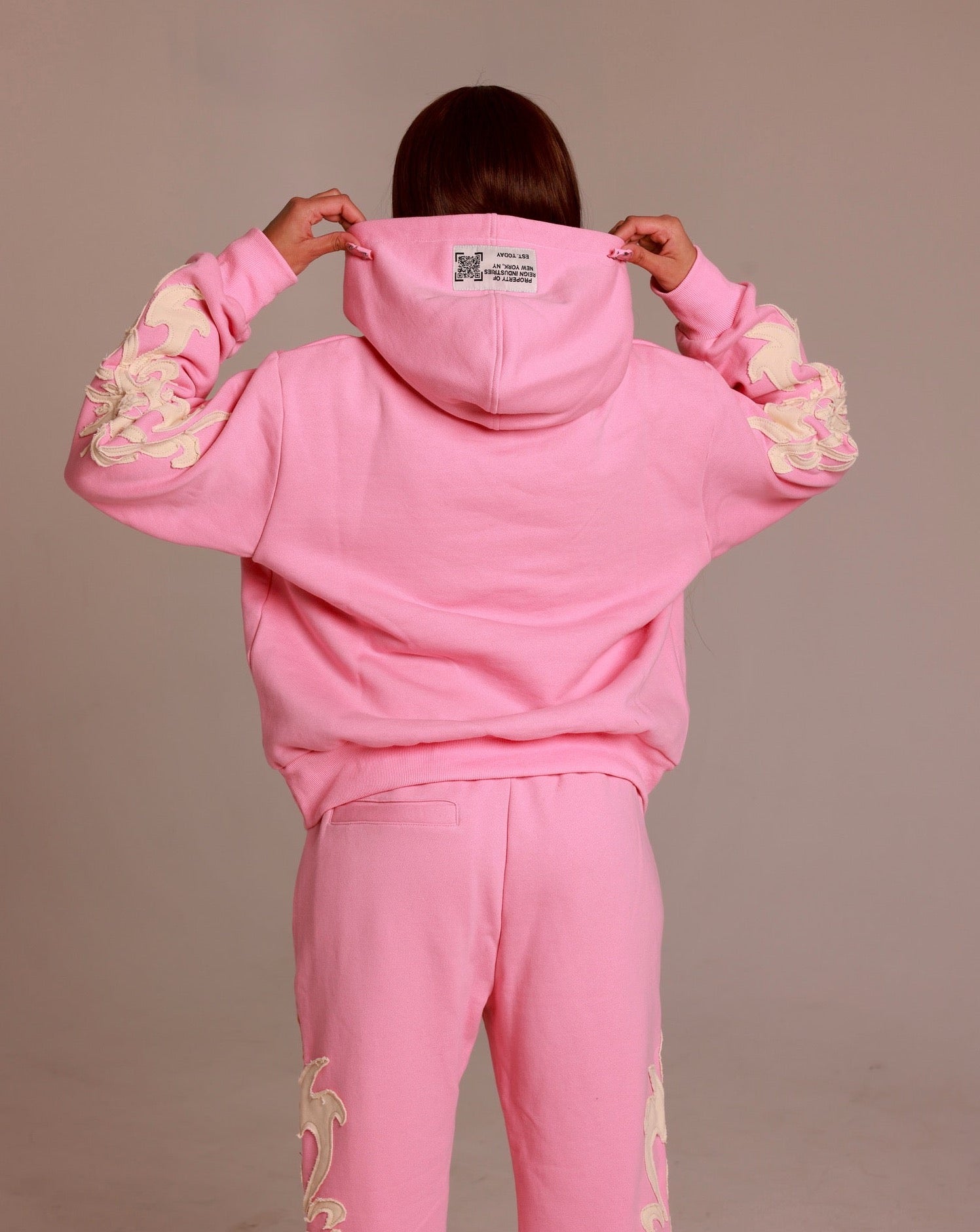 "SUN FLAME" HOODIE - PINK